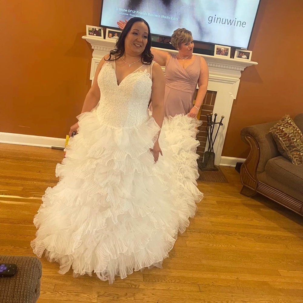 Used wedding gown.